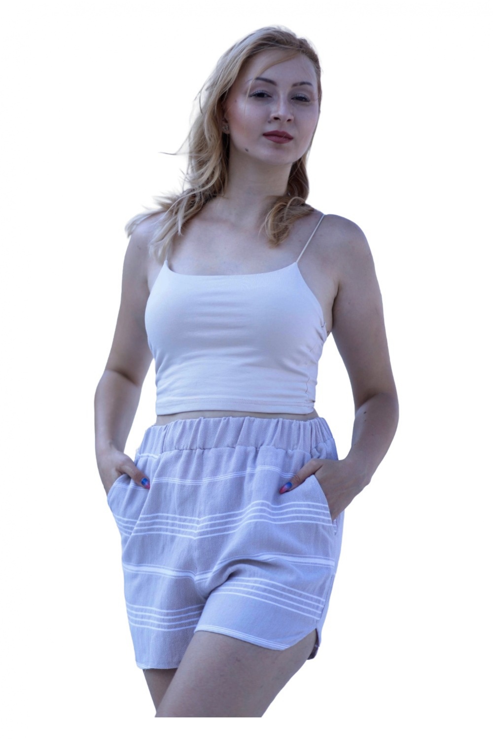 Didyma Beige Beach Short